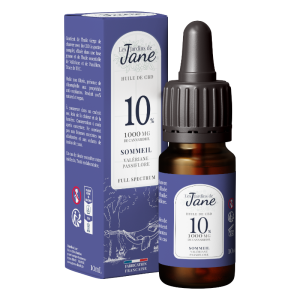 Huile CBD 10% sommeil - LES JARDINS DE JANE